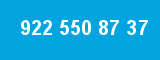 922 550 87 37